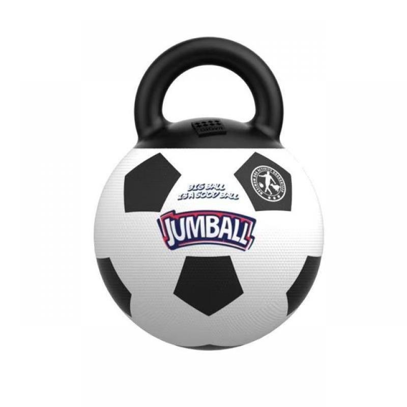 Dog Toys Ball Bite-Resistant Pet Indestructible Training Interactive Inflatable Football Basketball With Handle Big Dog Toy Ball
