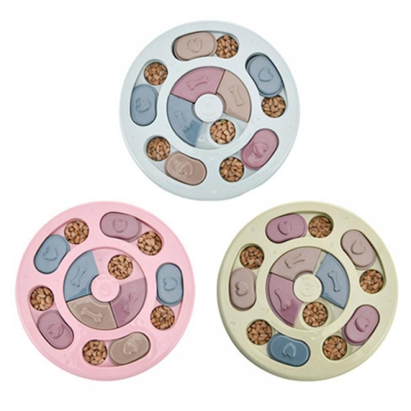Dog Puzzle Toys Slow Feeder Interactive Increase Puppy IQ Food Dispenser Slowly Eating NonSlip Bowl Pet Cat Dogs Training Game