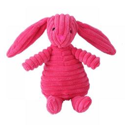 Plush Dog Toy Animals Shape Bite Resistant Squeaky Toys Corduroy Dog Toys For Small Large Dogs Puppy Pets Training Accessories