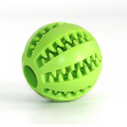 Pet Dog Toy Interactive Rubber Balls For Small Large Dogs Puppy Cat Chewing Toys Pet Tooth Cleaning Indestructible Dog Food Ball