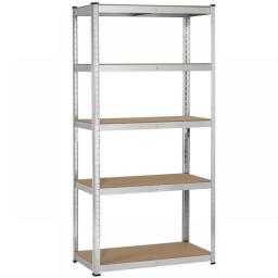 SmileMart 5 Shelf Heavy Duty Metal Adjustable Utility Storage Shelf