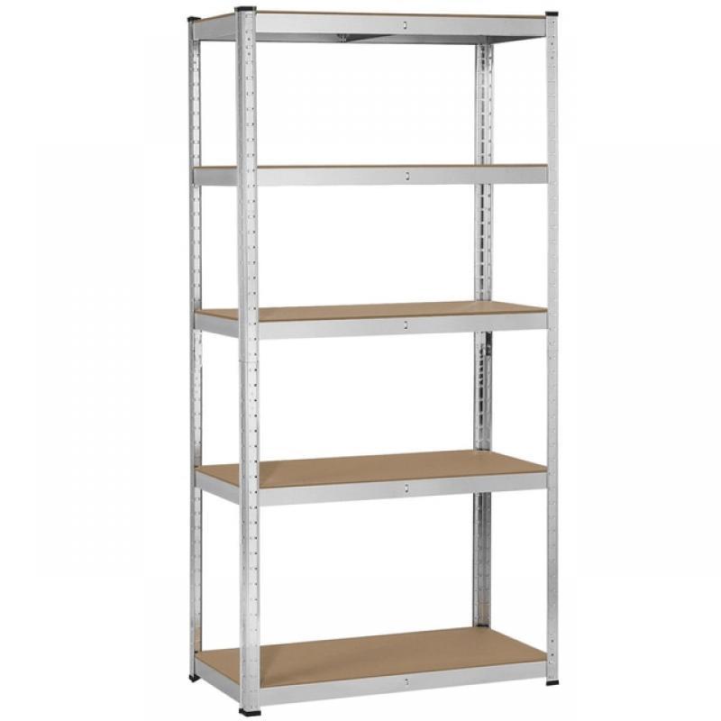 SmileMart 5 Shelf Heavy Duty Metal Adjustable Utility Storage Shelf