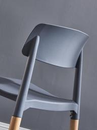 Modern Minimalist Plastic Chairs, Leisure Chairs, Restaurant Dining Chairs, Household Comfortable Adult Backrest Chairs, Confere