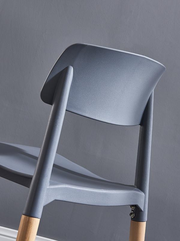 Modern minimalist plastic chairs, leisure chairs, restaurant dining chairs, household comfortable adult backrest chairs, confere