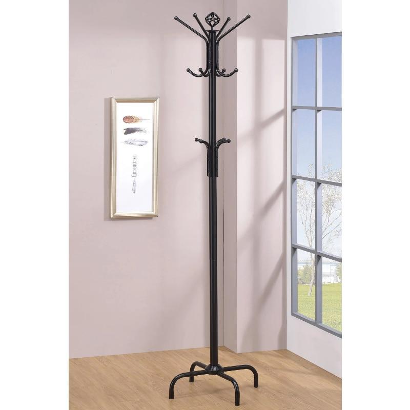 Collier 12-hook Coat Rack Black clothes stand  coat rack stand  Living Room Furniture  Home Furniture