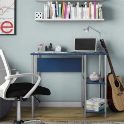 Metal Student Computer Desk, Gaming Desk Computer Desk Bedroom Monitor Stand Gaming Auxiliary Office Tables