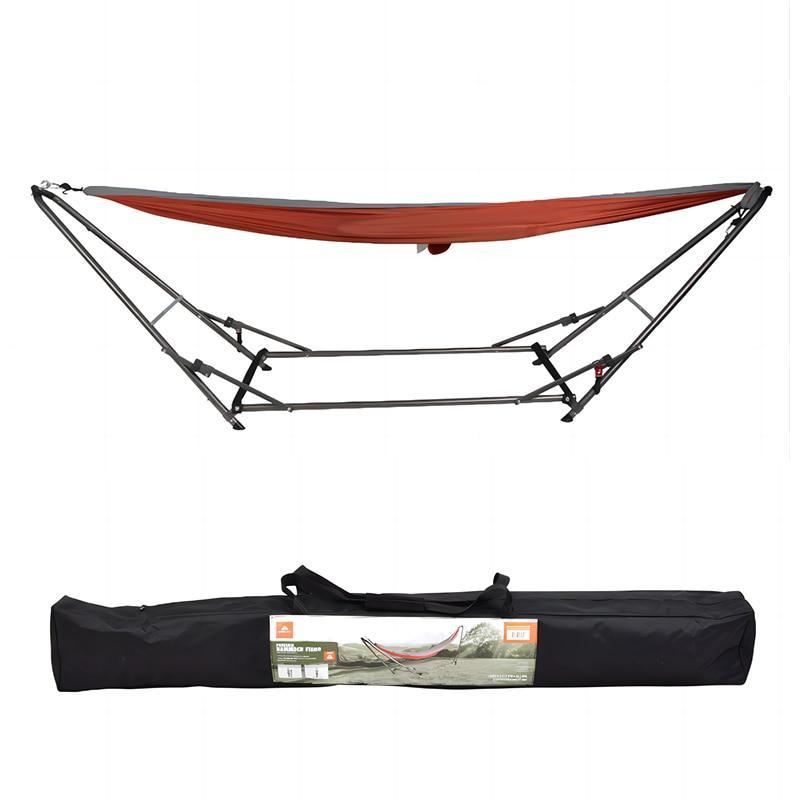 Ozark Trail 128" Portable Steel Hammock Stand, Grey Color