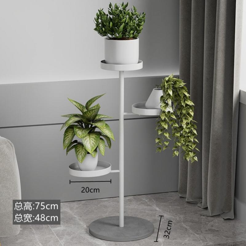 Succulent Pots Indoor Balcony Flower Racks Home Furniture Floor Type Flower Pot Stand Simple Living Room Multi-Layer Plant Shelf