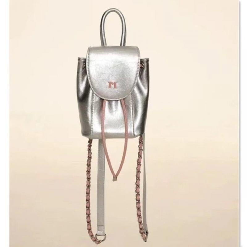 Backpack For Women Trendy College Style Lady Waterproof Casual Travel Shoulders Bag Girls Tree Bark Chain Mini Backpack