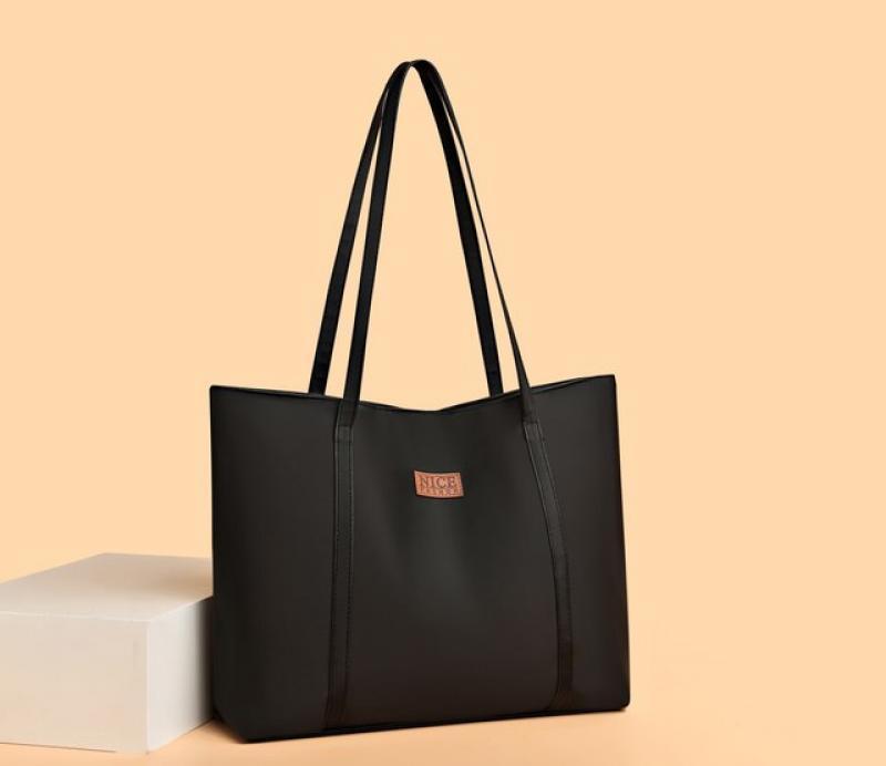 Women PU Leather Casual One Shoulder Bag Tote Bag