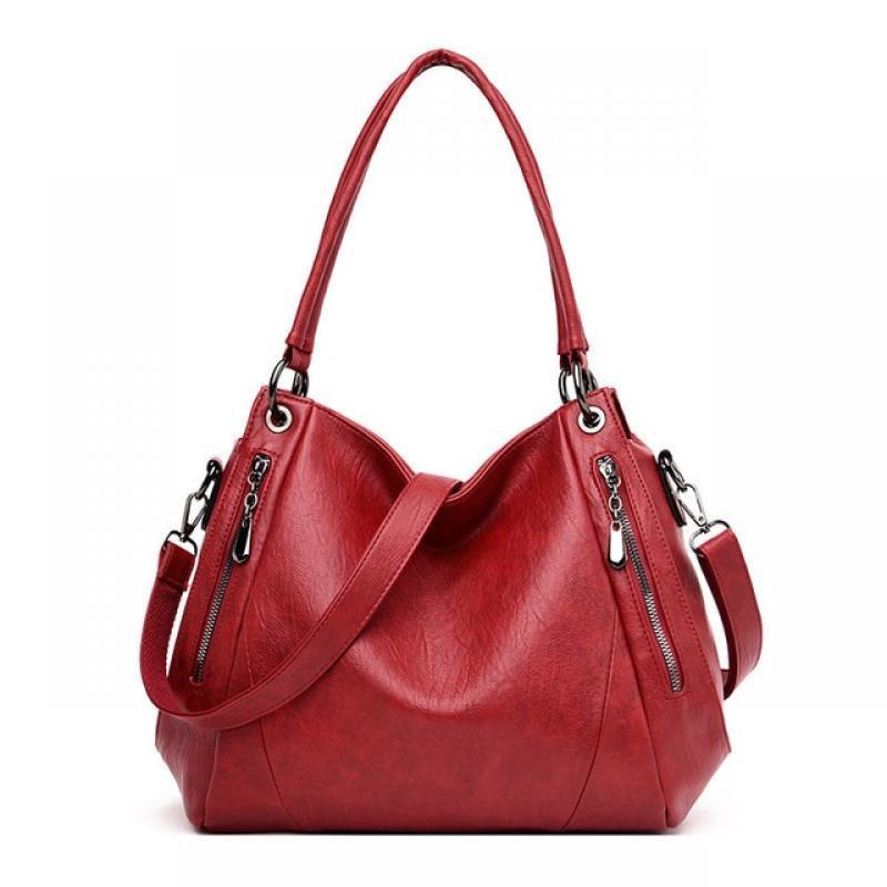 Shoulder Bags for Women Soft Leather Luxury Handbags Women Messenger Bags Designer Top-Handle Bag Female Retro Vintage Totes