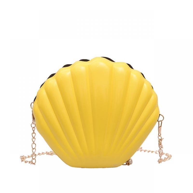 Fashion  Women Shoulder Handbags Shell Bag Chain Cute Sequins Small Bag Phone Money Pouch Zipper Crossbody Bags for Women