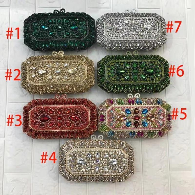 Ladies Party Wallet Bags Ladies Luxury Crystal Evening Bags Women's Bags Diamond Ladies Wedding Clutches