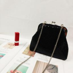 DICIHAYA Mini Evening Clutch Bag Silver Shiny Crystal Dinner Party Wedding Purses And Handbag Gold Luxury Designer Shoulder Bag