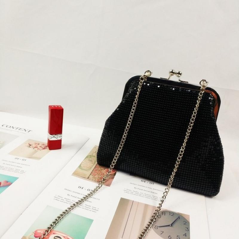 DICIHAYA Mini Evening Clutch Bag Silver Shiny Crystal Dinner Party Wedding Purses and Handbag Gold Luxury Designer Shoulder Bag