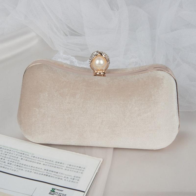 Green Shoulder Handbags for Women Famous Brand Flannel Clutch Purse Luxury Designer Party Wallets for Weddings Crossbody Bag