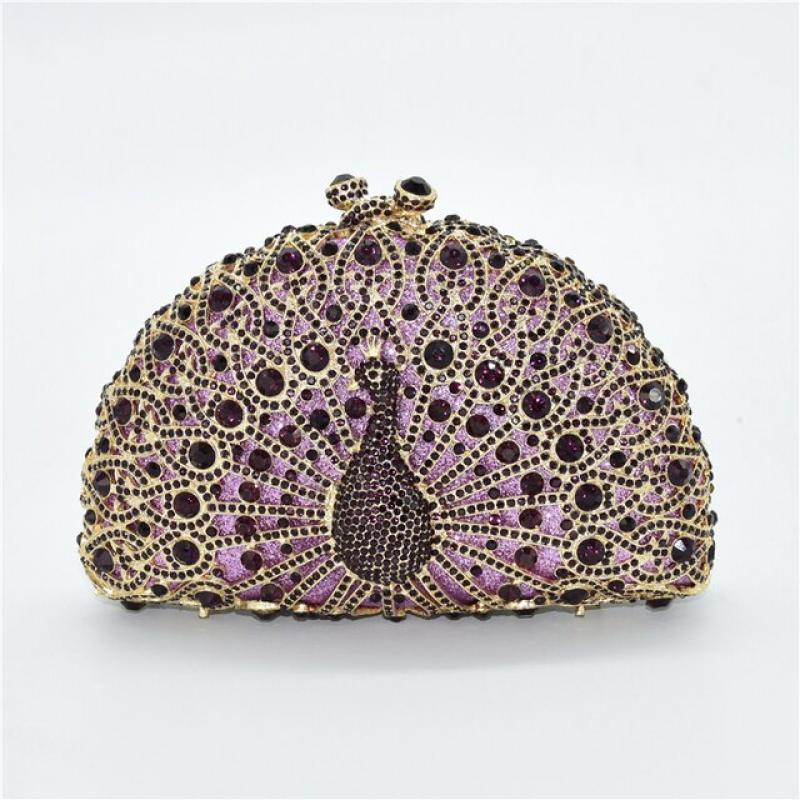 Luxury Colorful Crystal Diamond Evening Bag 2020 Newest Crystal Diamond Chain Evening Bag Luxury Handbags Women Bags Designer
