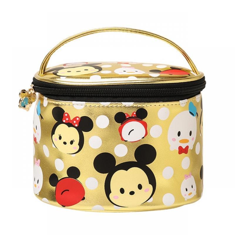 Disney PU Waterproof Makeup Bags Anime Mickey Mouse Donald Duck Pattern Travel Cosmetics Storage Bags for Women Handbag