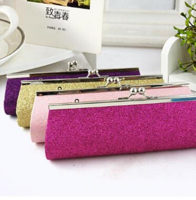 2022 Fashion Women Shiny Leather Wedding Bridal Evening Bag Party Lady day Clutch Purse Handbag