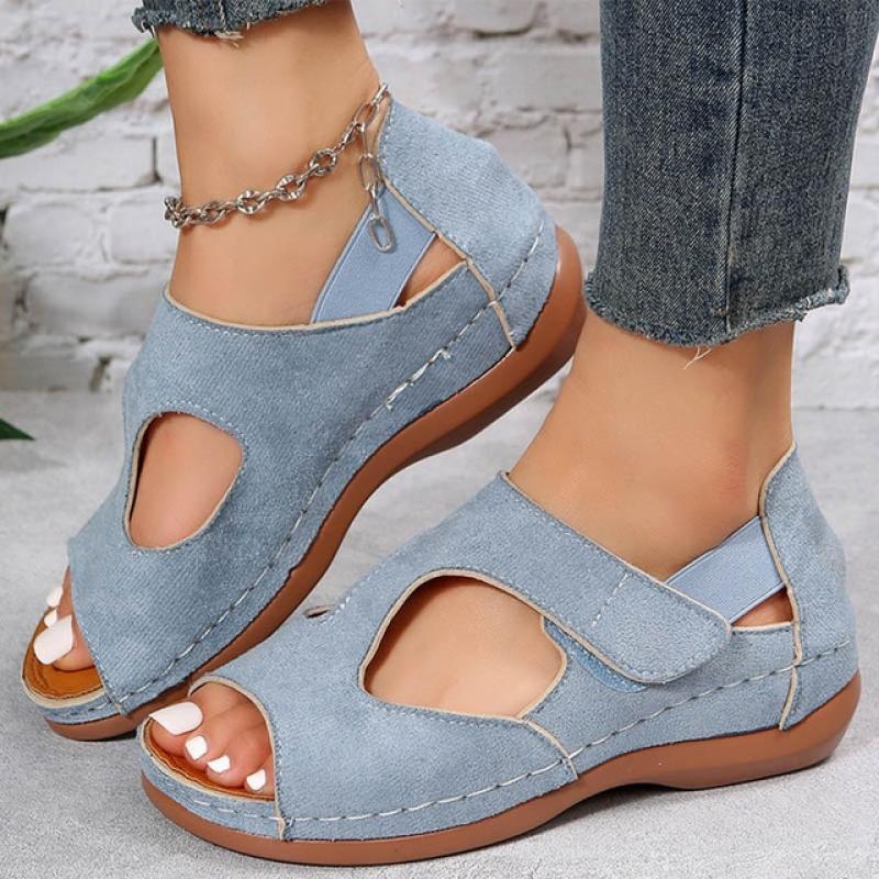 Women Sandals 2023 Fashion Summer Shoes For Women Heels Sandalias Mujer Summer Footwear Casual Wedge Shoes With Platform Sandals