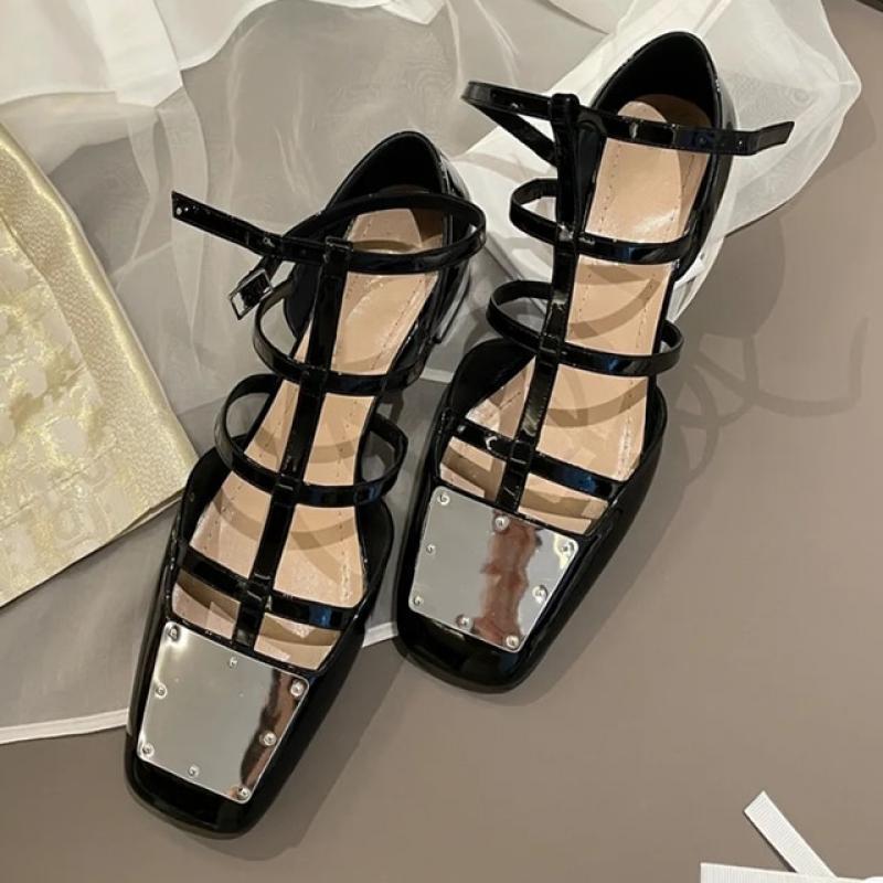 New Women Shoes Chunky Sandals Mary Janes Lolita Shoes 2022 Summer Party Sexy Pumps Women Heels Shoes Dress Slippers Zapatos