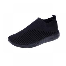 Women's Bling Sneakers Light Slip On Crystal Flats Sports Shoes Summer Diamond Breathable Sneakers With Rhinestones For Ladies