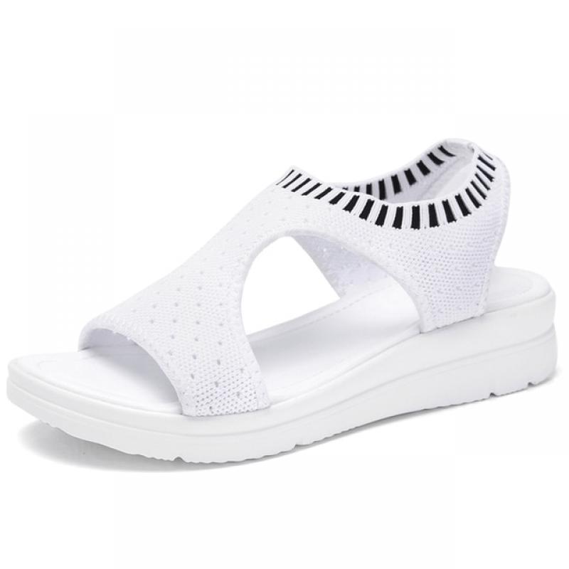 Women Sandals  Breathable Comfort Shopping Ladies Walking Shoes Wedge Heels Summer Platform Sandal Shoes Mujer Plus size 45