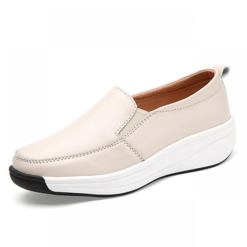 2023 New Women's Shoes Fashion Thick Sole Anti Slip Flat Shoes Comfortable Increase Casual Shoes for Women Zapatos De Mujer