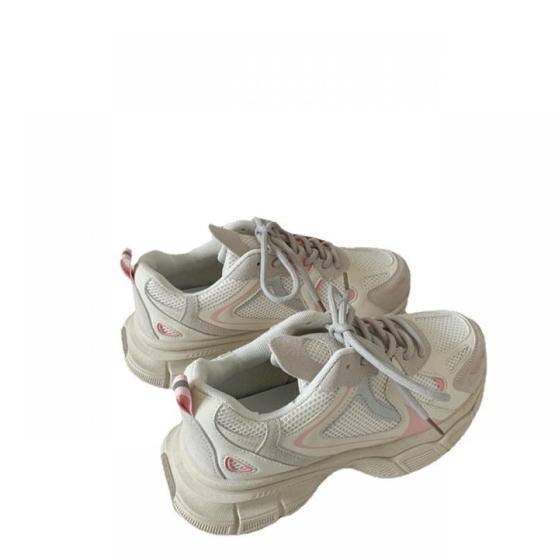 2023 High Quality Ladies Shoes Color Matching Grid Women's Vulcanize Shoes Hot Sale Women Sneakers Sport Shoes Ladies Lace Up