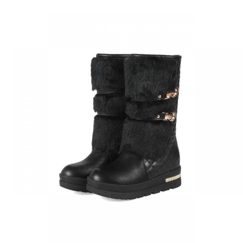 Oversize  Large size Big size womens fashion boots platform boots Comfortable Height Increasing