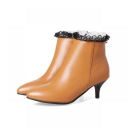Oversize  Large Size Big Size Womens Fashion Boots Thin Heel Winter Boots For Women  Ankle Boots Comfortable