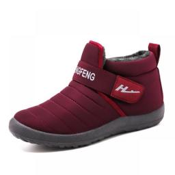 Cotton Shoes Winter Couple Cotton Boots Plus Velvet Warm Large Size Leisure Snow Boots Women
