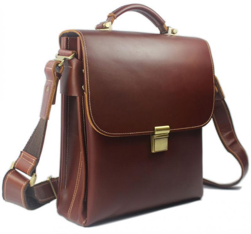 Luxury Men Briefcase portfolio men Leather Briefcase handbag Business Bag attache case male Genuine Leather crossbody bag  M002#