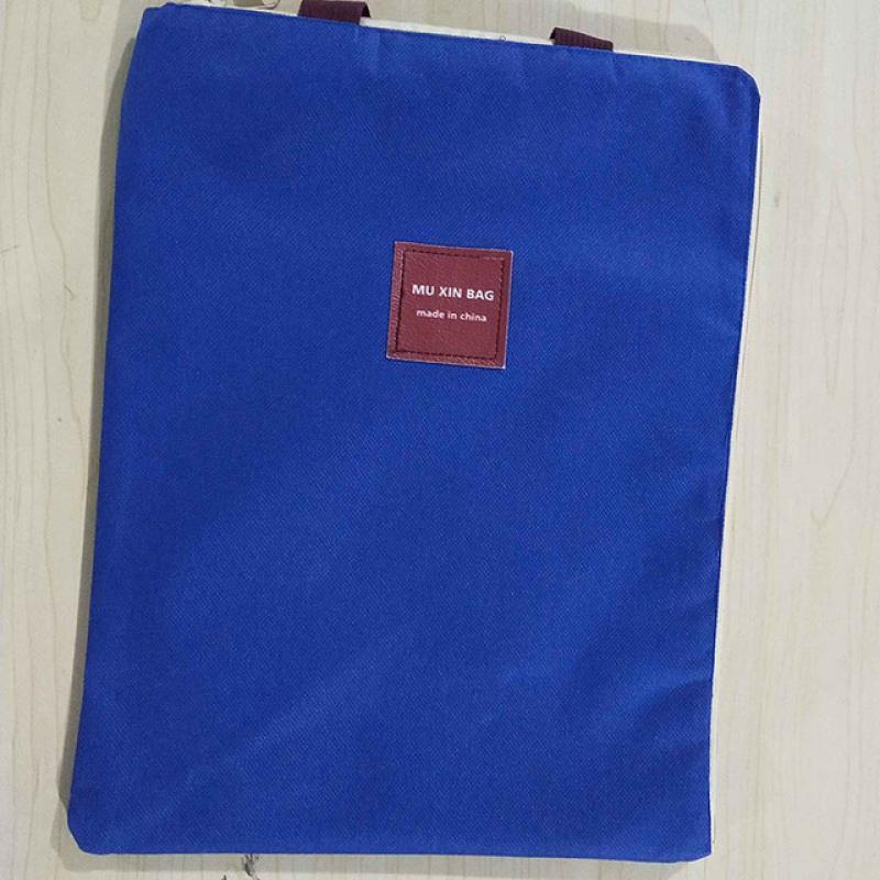 Large Canvas A4 File Folder Document Bag Business Briefcase Paper Storage Organizer Bag Stationery School Office Supplies
