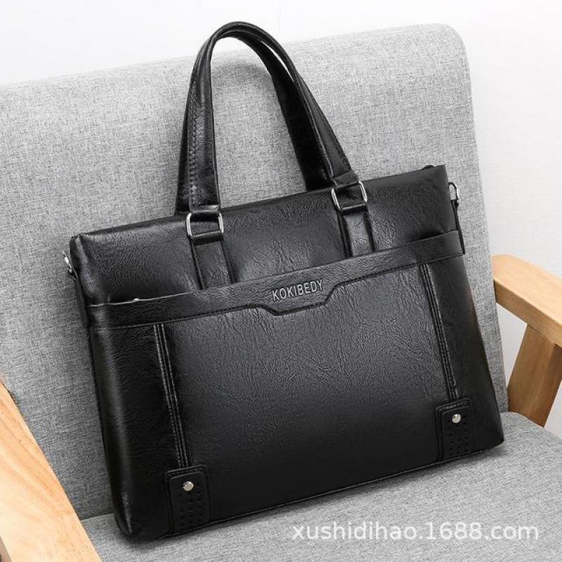Laptop Bag Briefcases Men Designer Bag 15 16 Inch Laptop Handbag Luxury Shoulder Business Work Tote Office Storage Attache Case