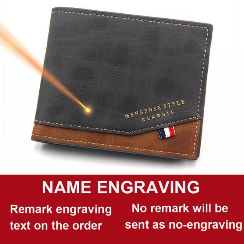 Short Men Wallets Slim Classic Holder Small Male Wallet with Zipper Coin Pocket High Quality PU Leather Card Holder Men Purses