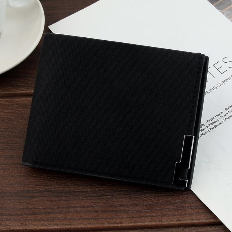 Fashion Leather Wallet Men Luxury Slim Coin Purse Business Foldable Wallet Man Card Holder Pocket Clutch Male Handbags Tote Bag