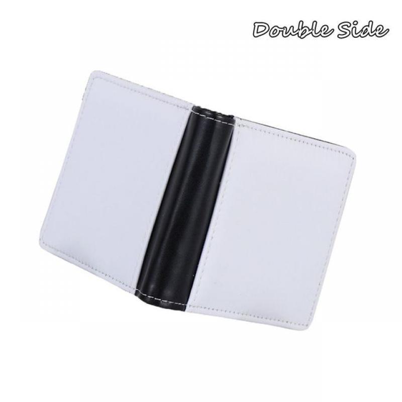 New Style Sublimation Blanks Wallet PU Leather Wallet for Women Men DIY Gift Multi Card Holder Wallet for Work Travel