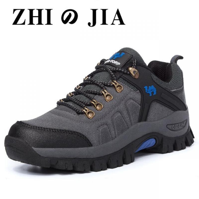 Classic couple style men's hiking shoes lace-up men's sports shoes outdoor jogging hiking casual shoes women's shoe freeshipping