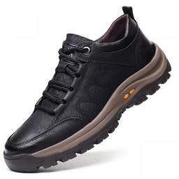 Men Quality Climbing Shoes Casual Sneakers Thickening Hiking Non Slip Hard Wearing Outdoor Sports Shoes