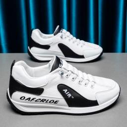 ADMAR Vulcanized Sneakers For Men Trend Casual Leather Shoes Tenis Luxury Trainer Race Korean Mens Walking Running Jogging Shoes