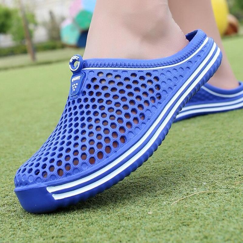 2023 Women Shoes Beach Slippers Non-slide Mens Slippers Unisex Hollow Out Casual Couple Beach Sandal Flip Flops Shoes Feminino