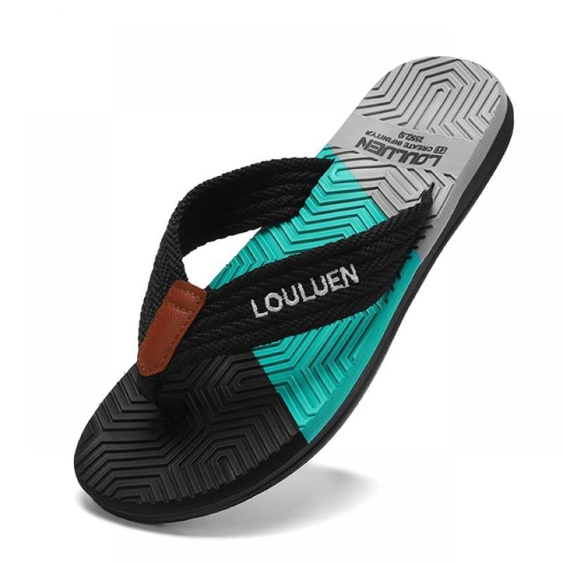 Summer Light Mens Flip Flops Men Beach Slippers Home Chanclas De Hombre Playa Slipper Flip Flop Indoor Color Matching Loafers