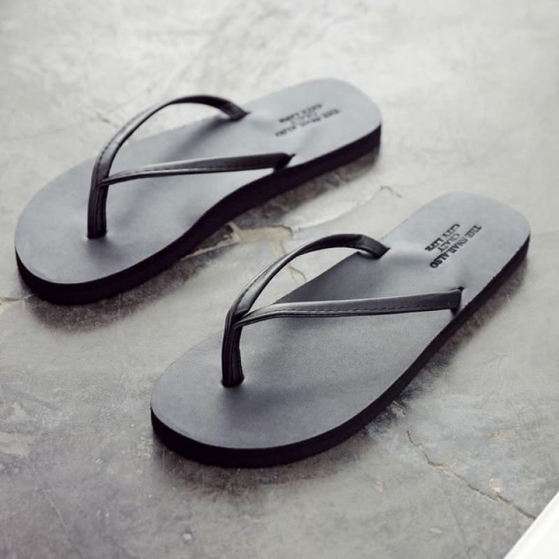 Fashion New Summer Non Slip Comfortable EVA Sole Soft Slippers Men's Flip Flops for Beach Daily 2022 Lovers Slipper Shoes Home