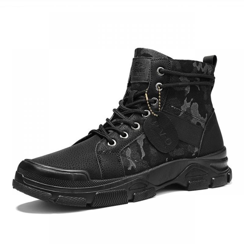 2022 Autumn New Military Boots for Men Camouflage Desert Boots High-top Sneakers Non-slip Work Shoes for Men Buty Robocze Meskie