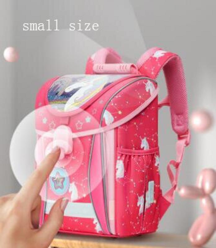 New Primary School Backpack Cute Cartoon Astronaut Bags for Girls Princess School Bags Waterproof Children Rainbow Schoolbags