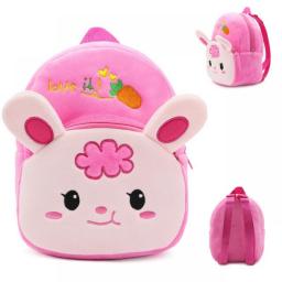 Mini Cartoon Kids Plush Backpacks Baby Toy Schoolbag Student Kindergarten Backpack  Cute Children School Bags For Girl Schoolbag