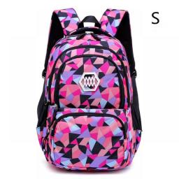 Women's Laptop Backpack Geometric Printing Female Business Backpack Waterproof School Bags For Teenagers Girls Children Book Bag