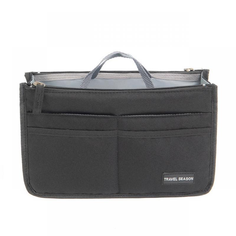 Insert Bag Organizer Makeup Handbag Organizer Travel Inner Purse Portable Cosmetic Bags Women Tote Fit Various Brand Bags
