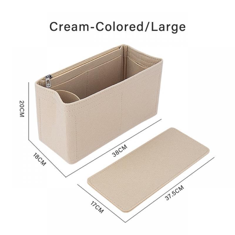 WUTA Inner Bags For LV Neverfull Felt Insert Bag Organizer Makeup Travel Purse Portable Cosmetic Storage Tote Bag Accessories